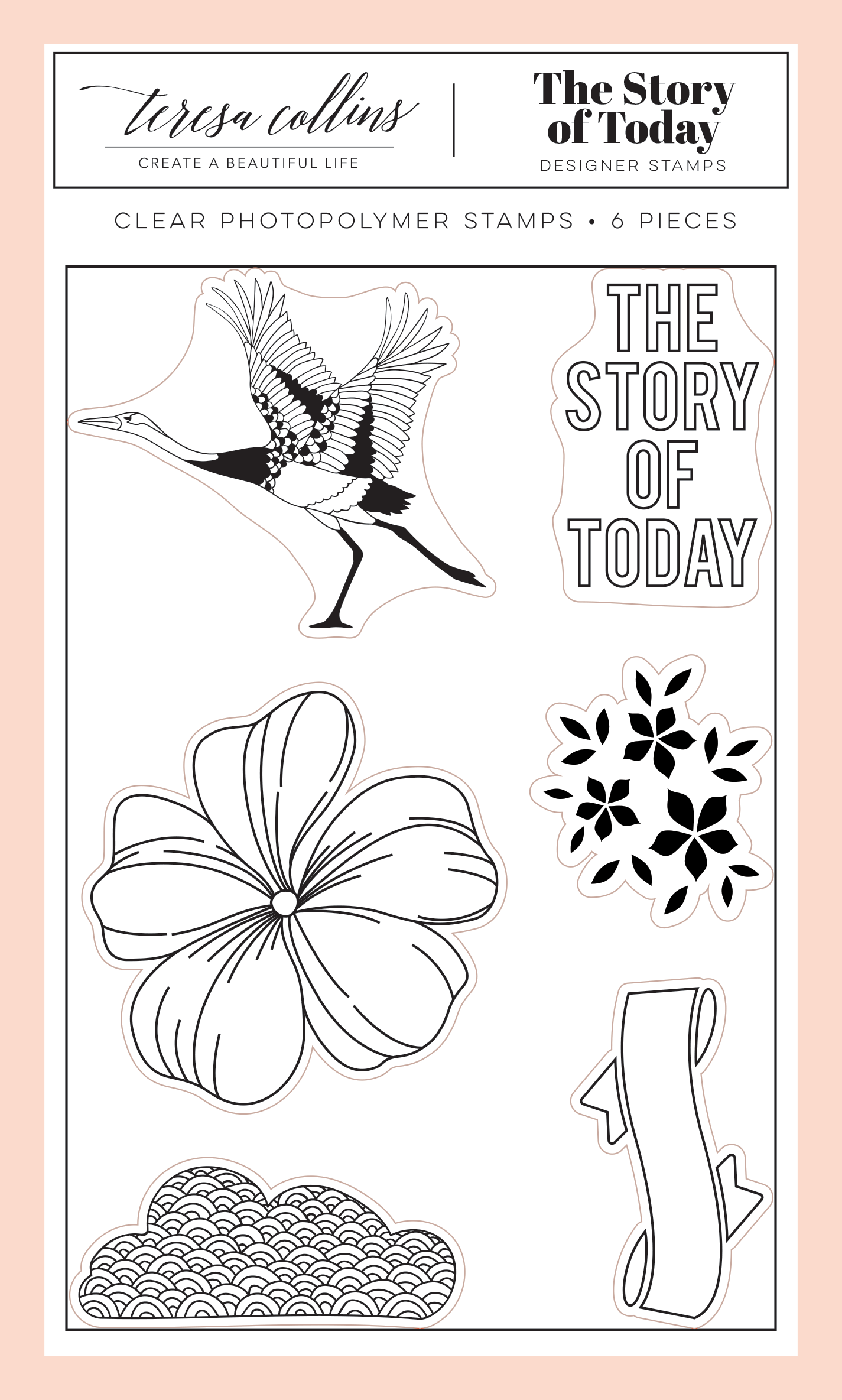 The Story of Today Paper Collection with Stamp Set