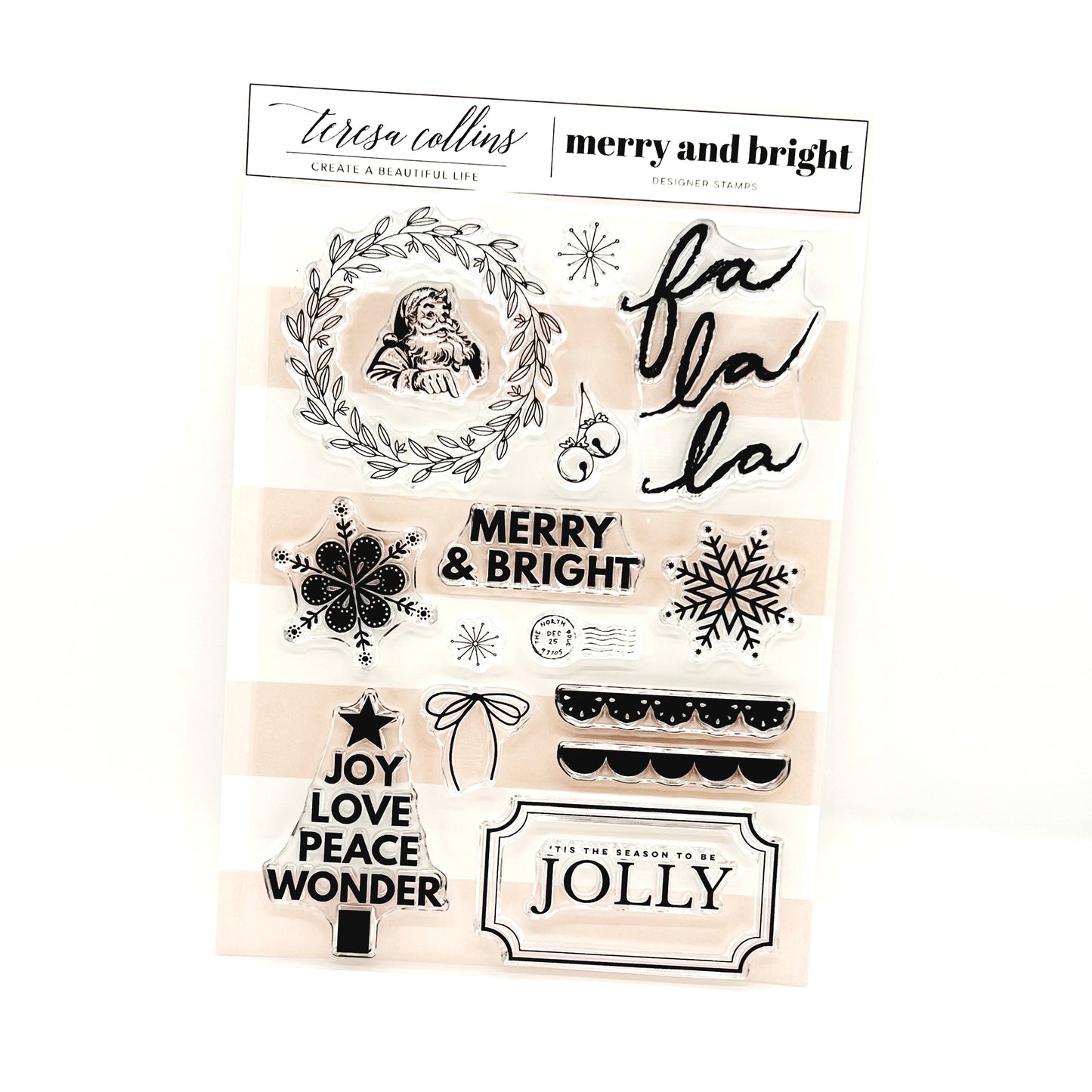Merry and Bright 6x8 Stamp Set