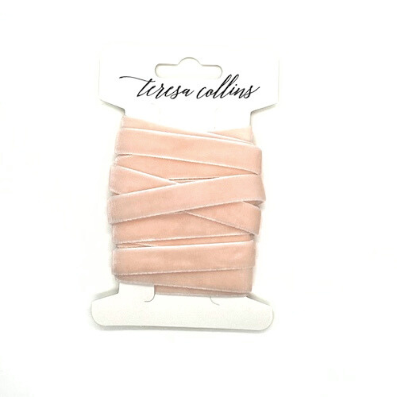 Baby Pink Velvet Ribbon