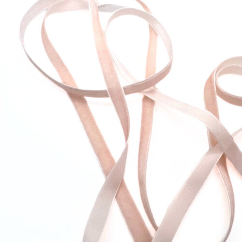 Baby Pink Velvet Ribbon