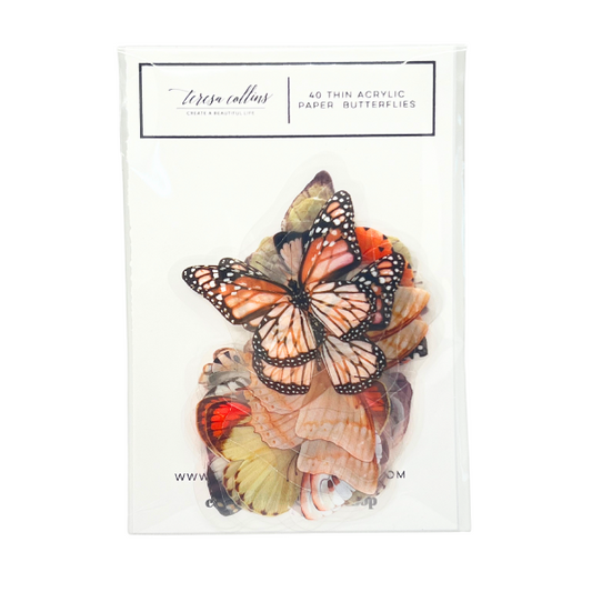 Thin Acrylic Paper Butterflies
