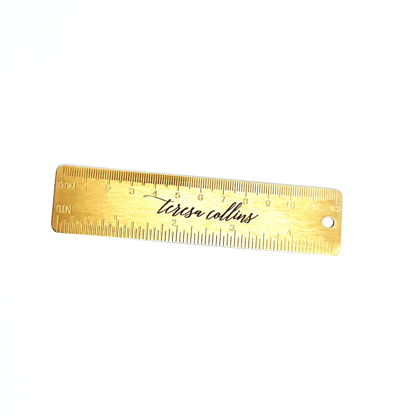 Gold Brass Ruler