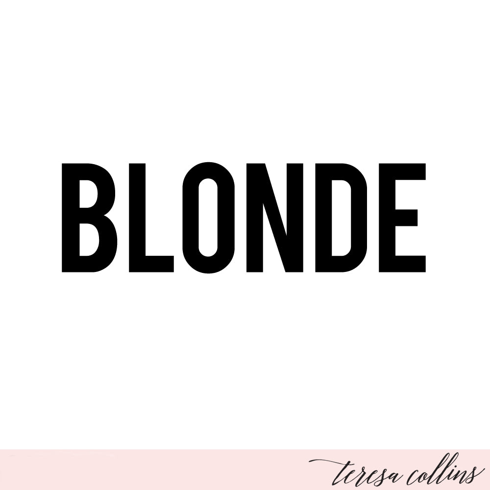 Blonde