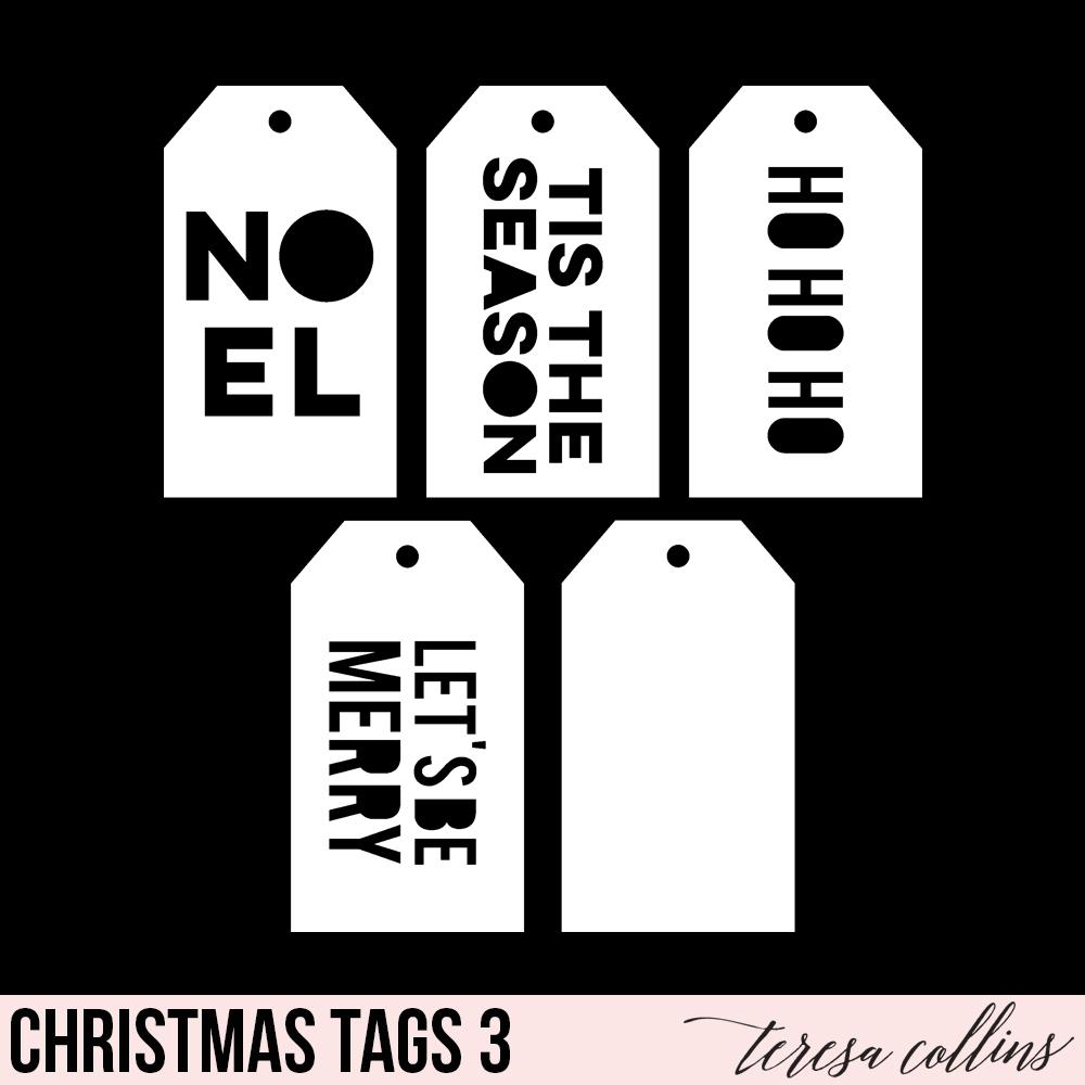 Christmas Shipping Tags 3 - Teresa Collins Studio
