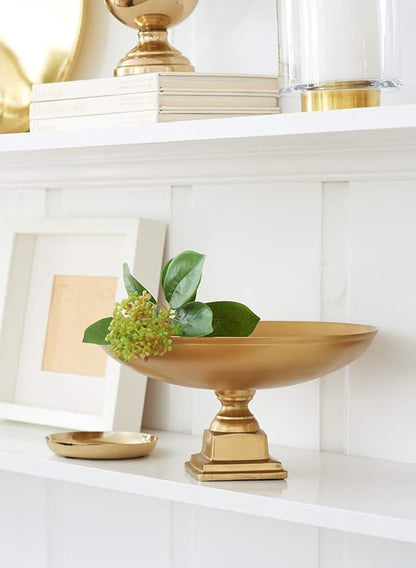 Gold Pedestal Bowl