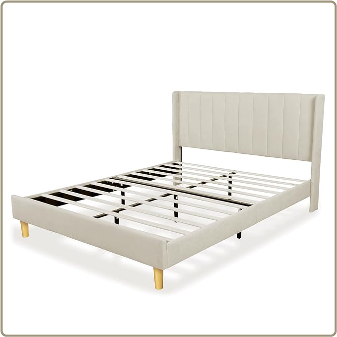 Upholstered Platform with Headboard