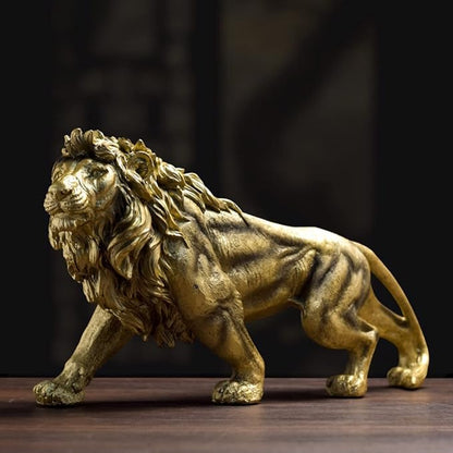 14 Inch Lion Statue Figurine Sculpture