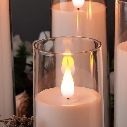 Pure White Flameless Candles