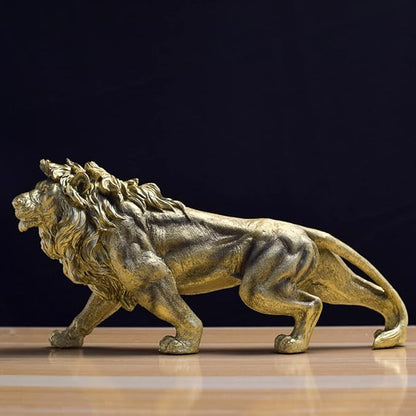 14 Inch Lion Statue Figurine Sculpture