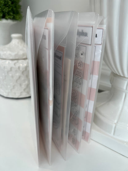 Large Clear Organizer Sleeves