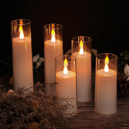 Pure White Flameless Candles