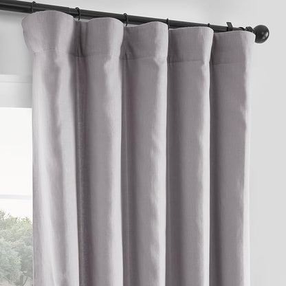 HPD Half Price Drapes French Linen Curtains 96 Inches Long Room Darkening