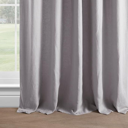 HPD Half Price Drapes French Linen Curtains 96 Inches Long Room Darkening