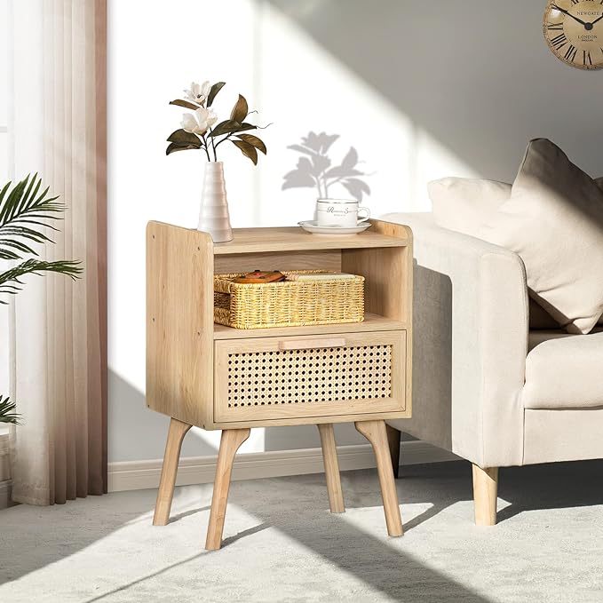 Rattan Nightstand