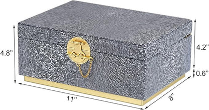 Faux Leather Decorative Box