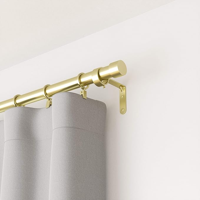 Umbra Cappa Curtain Rod, Includes 2 Matching Finials