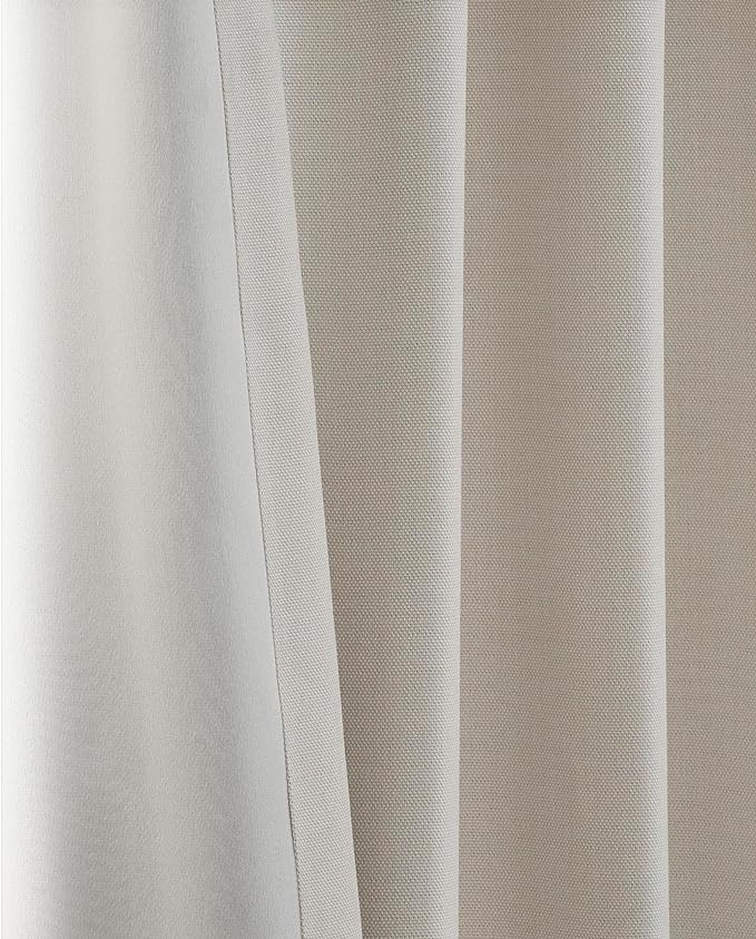 HPD Half Price Drapes Faux Linen Room Darkening Curtains - 96 Inches Long