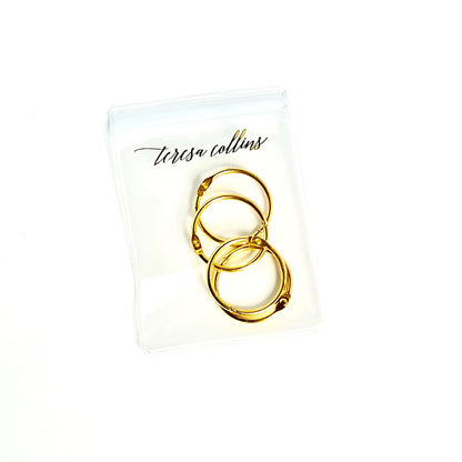 1 Inch Gold Rings