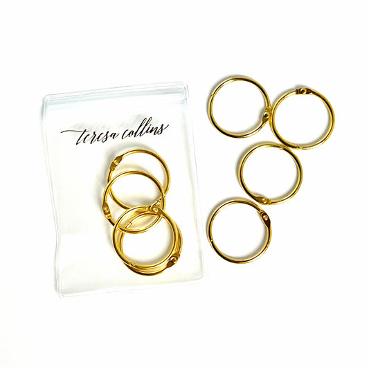 1 Inch Gold Rings