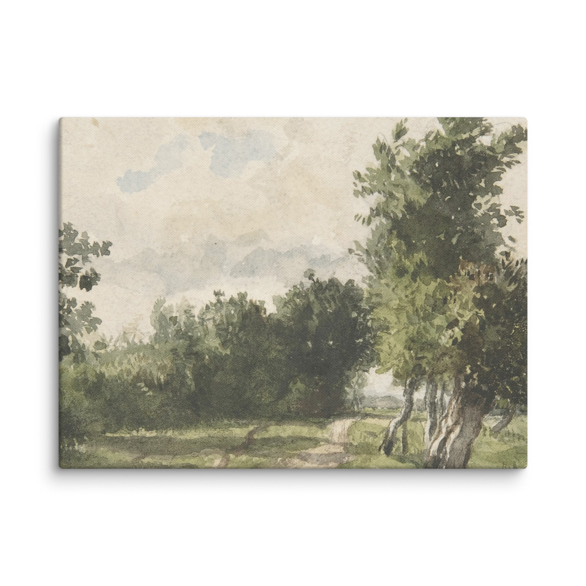 Landscape by Constant Troyon - Canvas