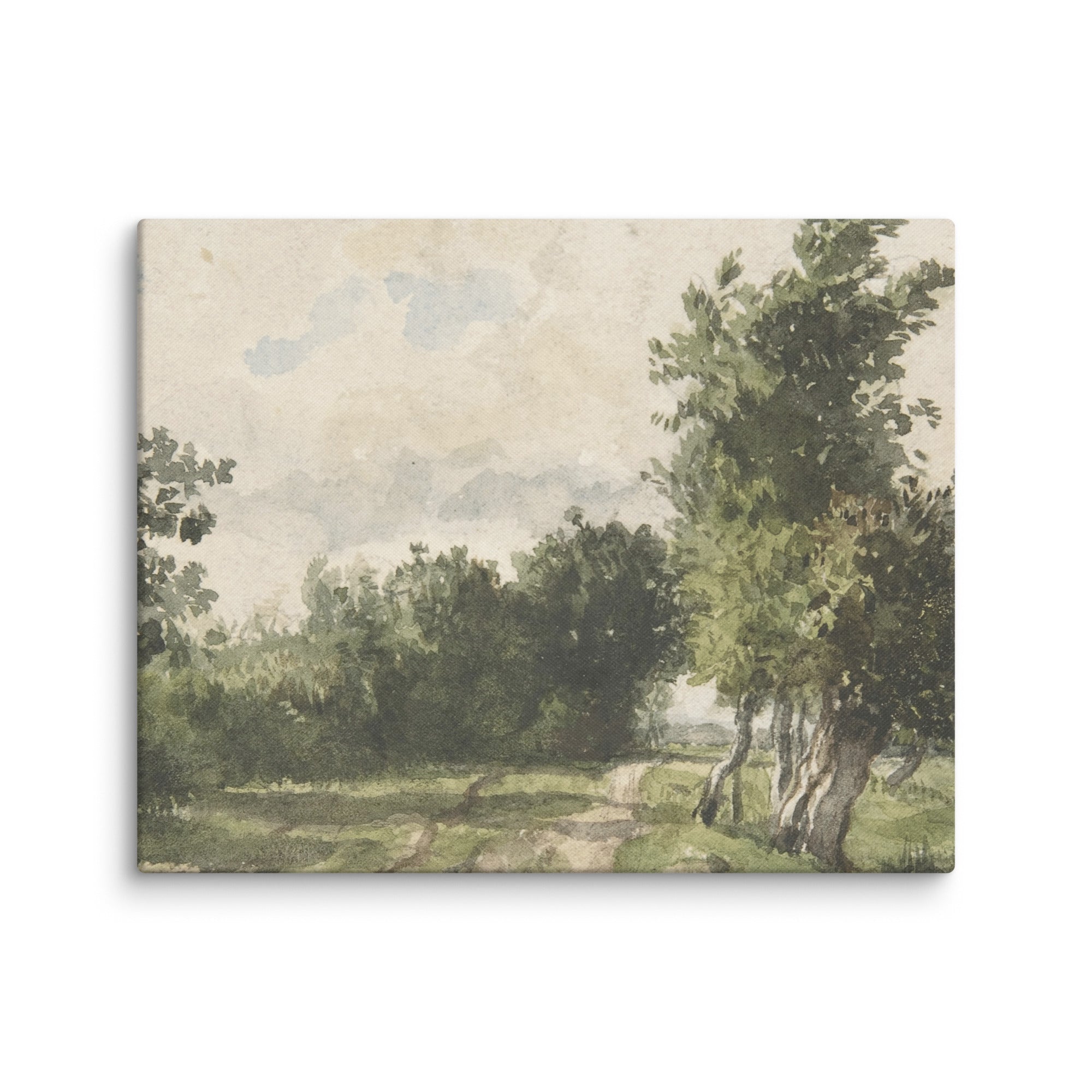 Landscape by Constant Troyon - Canvas