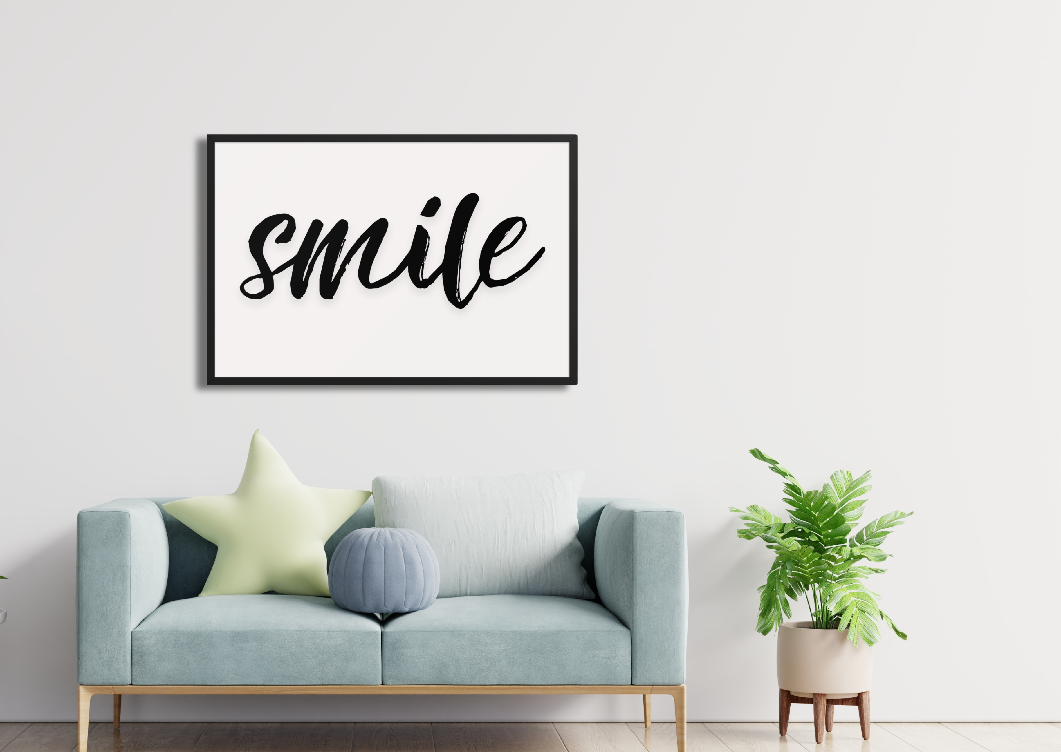 Smile by Teresa Collins - Framed Poster