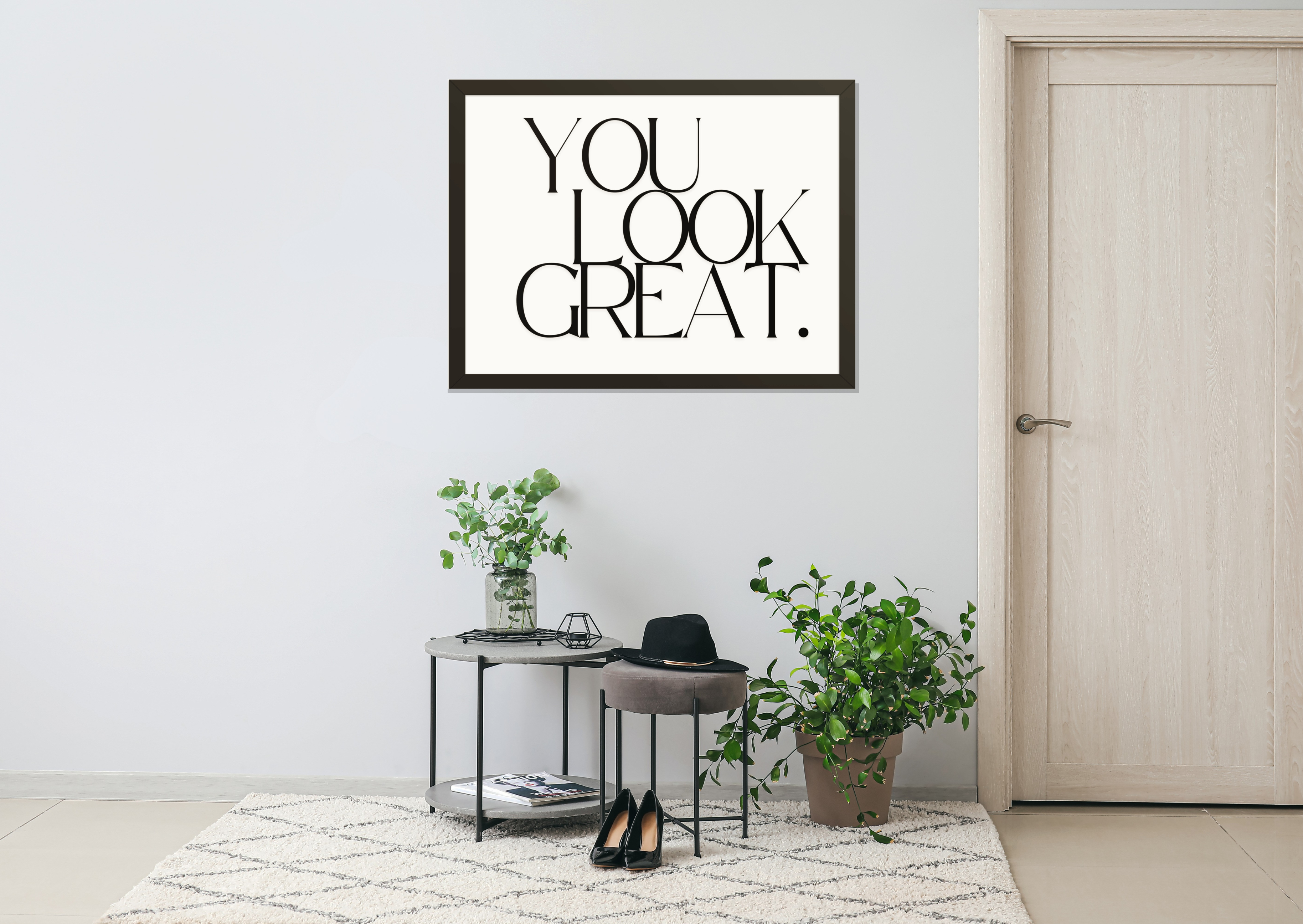 You Look great by Teresa Collins - Framed Poster