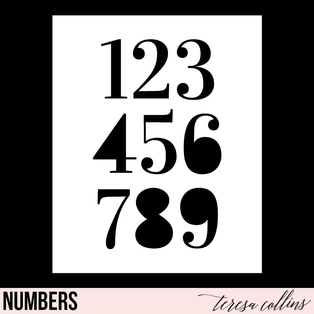 Numbers - Teresa Collins Studio
