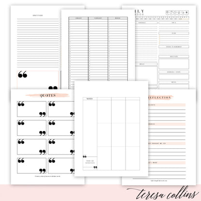 Printable Vertical and Horizontal Planner