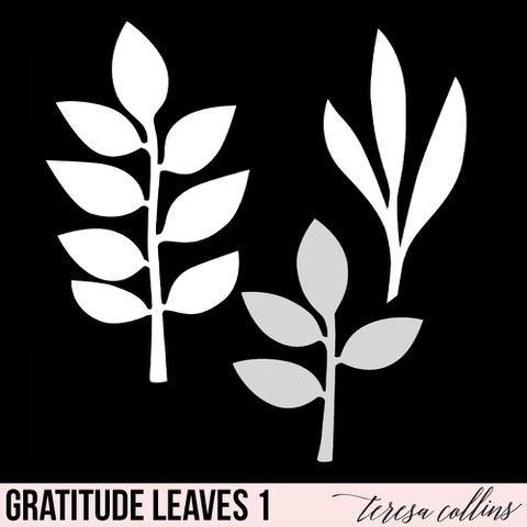 Gratitude Leaves 1 - Teresa Collins Studio