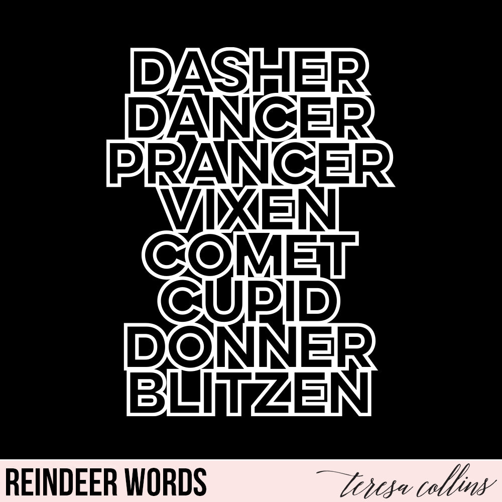 Reindeer Words