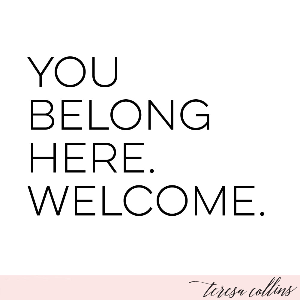 You Belong Here