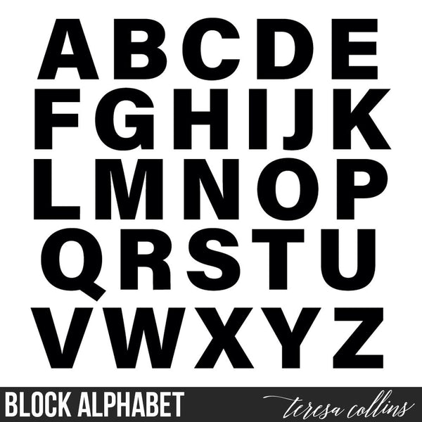 Block Alphabet – Teresa Collins Studio