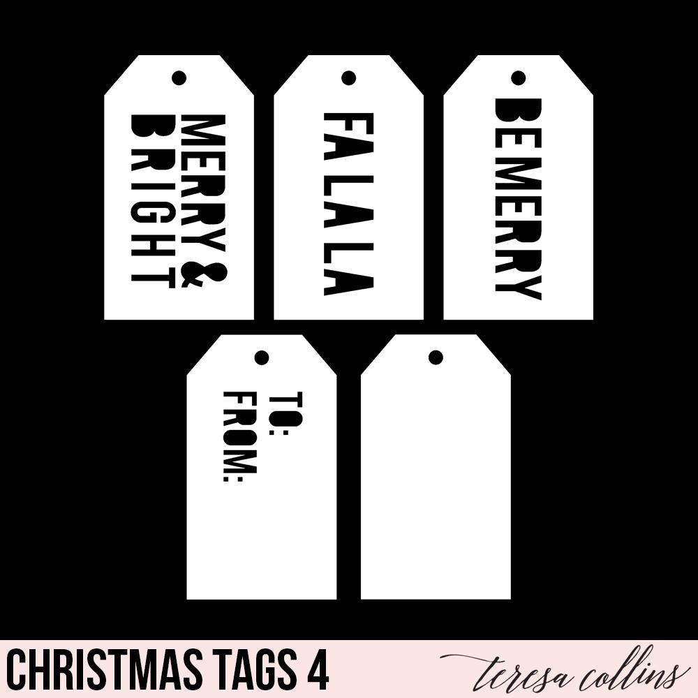 Christmas Shipping Tags 4 - Teresa Collins Studio