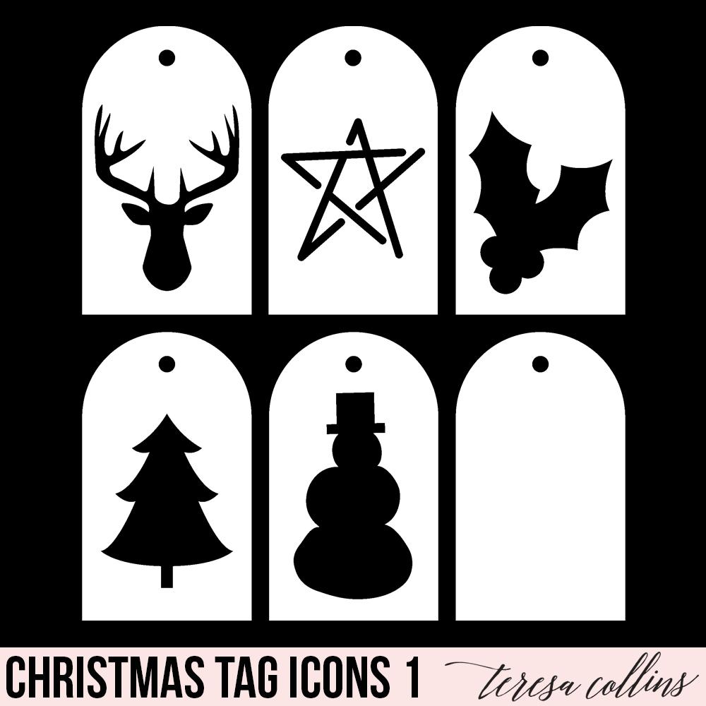 Christmas Icon Tags 1 - Teresa Collins Studio