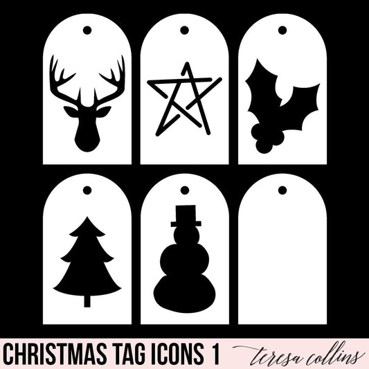 Christmas Icon Tags 1 - Teresa Collins Studio
