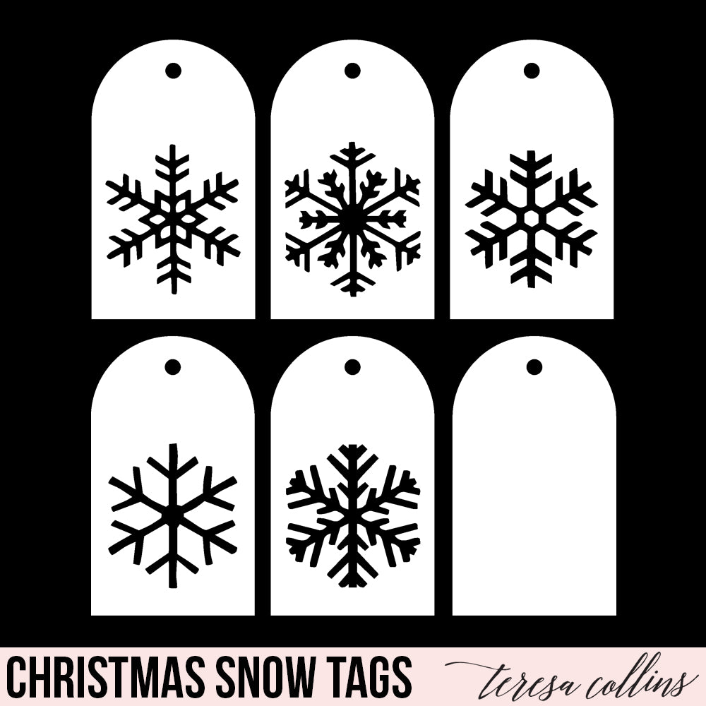 Snowflake Tags