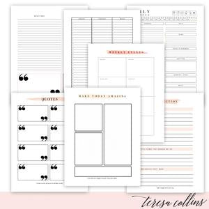 Printable Productive and Horizontal Planner